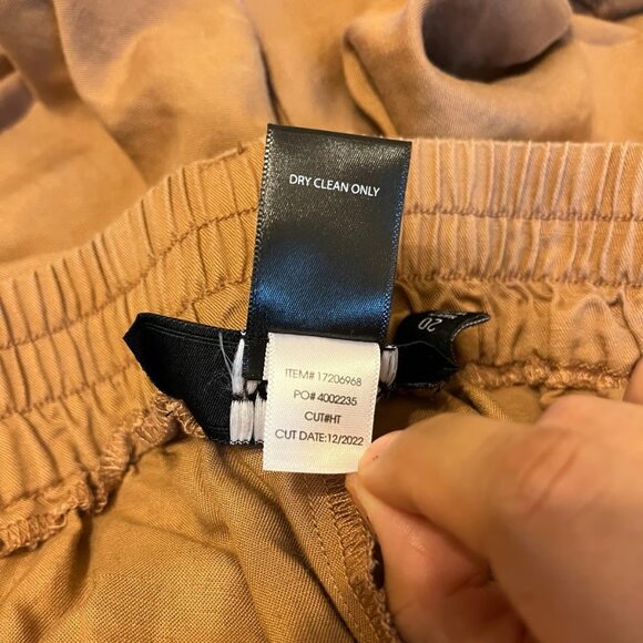 Torrid Linen Blend Shorts - Light Brown 20 - Picture 10 of 10